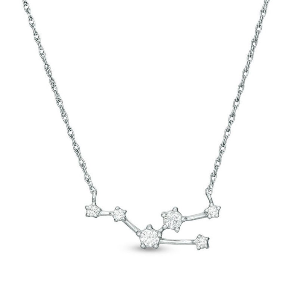 Taurus Zodiac Constellation Star Necklace/Zale's Replica